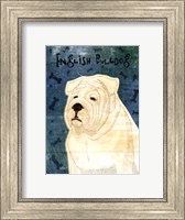 Framed English Bulldog