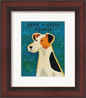 Framed Jack Russell Terrier