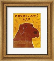 Framed Lab (chocolate)