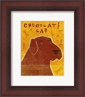 Framed Lab (chocolate)