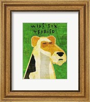 Framed Wire Fox Terrier