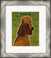 Framed Poodle (brown)