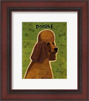 Framed Poodle (brown)
