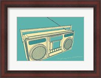 Framed Lunastrella Boombox