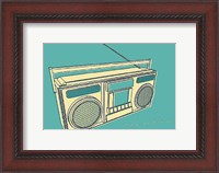 Framed Lunastrella Boombox