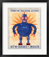 Boris Box Art Robot Framed Print