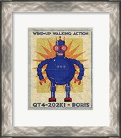 Framed Boris Box Art Robot