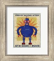 Framed Boris Box Art Robot