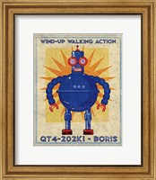 Framed Boris Box Art Robot