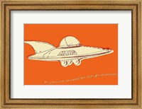 Framed Lunastrella Flying Saucer