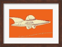 Framed Lunastrella Flying Saucer