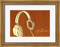 Framed Lunastrella Headphones