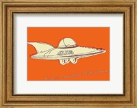 Framed Lunastrella Flying Saucer