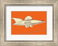 Framed Lunastrella Flying Saucer