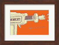 Framed Lunastrella Raygun No. 1