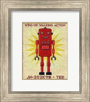 Framed Ted Box Art Robot