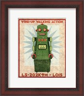 Framed Lois Box Art Robot