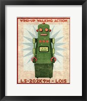 Lois Box Art Robot Framed Print