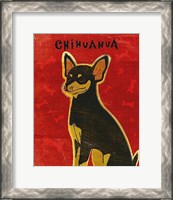 Framed Chihuahua (black and tan)
