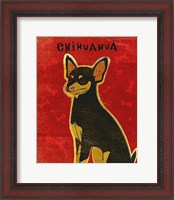 Framed Chihuahua (black and tan)