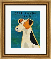 Framed Jack Russell Terrier