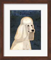 Framed Poodle (white)