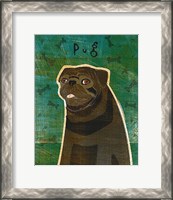 Framed Pug (black)