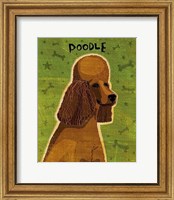 Framed Poodle (brown)