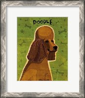 Framed Poodle (brown)