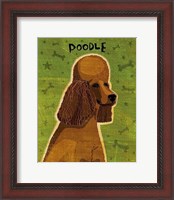 Framed Poodle (brown)