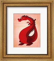 Framed Red Dragon