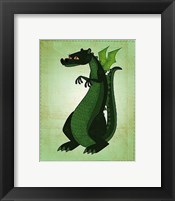 Green Dragon Framed Print