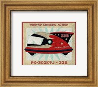 Framed Patrol Craft 338 Box Art Tin Toy