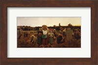 Framed Return of the Gleaners, 1859