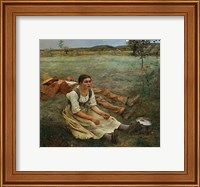 Framed Hay Harvest, 1877