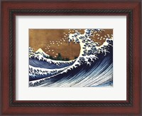 Framed Big Wave (from 100 views of Mt. Fuji)
