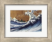 Framed Big Wave (from 100 views of Mt. Fuji)