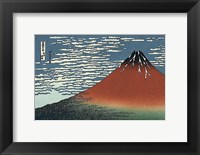 Framed Red Fuji