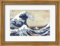 Framed Great Wave at Kanagawa