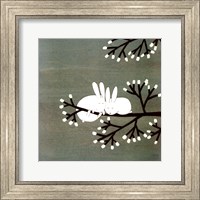 Framed Rabbits on Marshmallow Tree