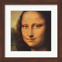 Framed Mona Lisa (detail)