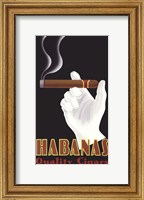 Framed Habanas Quality Cigars