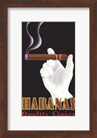 Framed Habanas Quality Cigars