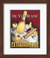 Framed Du Vin Blanc Extraordinaire