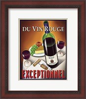 Framed Du Vin Rouge Exceptionnel