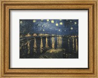 Framed Starry Night Over the Rhone