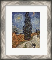Framed Country Road in Provence by Night, c. 1890