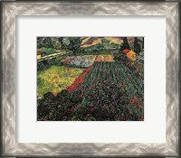 Framed Field of Poppies, Saint-Remy, c. 1889