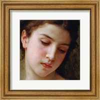 Framed Head Study of a Young Girl (detail)
