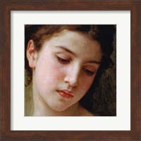Framed Head Study of a Young Girl (detail)